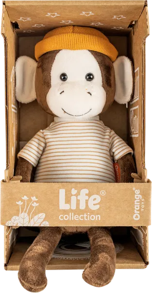 Изображение Мягкая игрушка 20см Оранж лайф обезьянка мася Оранж Тойс к/у, 1 шт