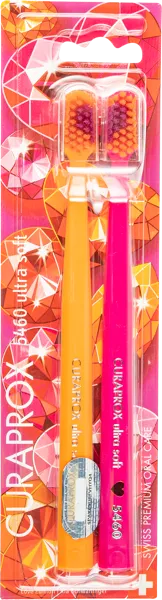 Изображение Зубная щетка ультрамягкая Курапрокс дуэт любви Курадент п/у, 2 шт