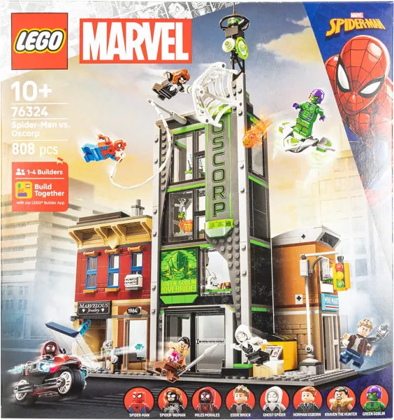 Изображение Конструктор с 10 лет 76324 Лего супер герои человек паук и озкорп Лего к/у, 1 шт