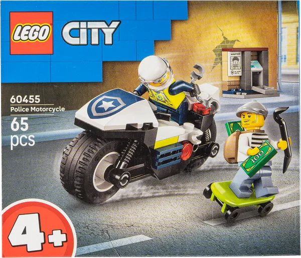 Изображение Конструктор с 4 лет 60455 Лего город полицейская погоня Лего к/у, 1 шт