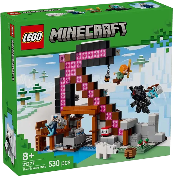 Изображение Конструктор с 8 лет 21277 Лего майнкрафт шахта с киркой Лего к/у, 1 шт