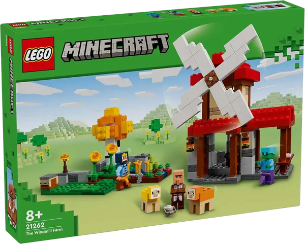 Изображение Конструктор с 8 лет 21262 Лего майнкрафт ферма с ветр мельницей Лего к/у, 1 шт
