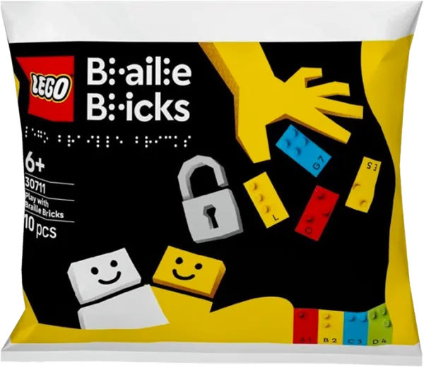 Изображение Конструктор с 6 лет 30711 Лего классик кубики брайля Лего м/у, 1 шт