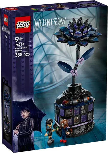 Изображение Конструктор с 9 лет 76784 Лего айконс цветок черного георгина Лего к/у, 1 шт