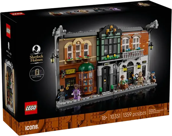 Изображение Конструктор с 18 лет 10351 Лего айконс шерлок холмс книжный угол Лего к/у, 1 шт