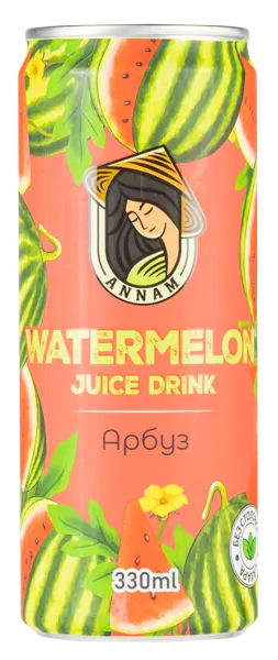 Изображение Сок Аннам арбуз Танвьен ж/б, 0,33 л