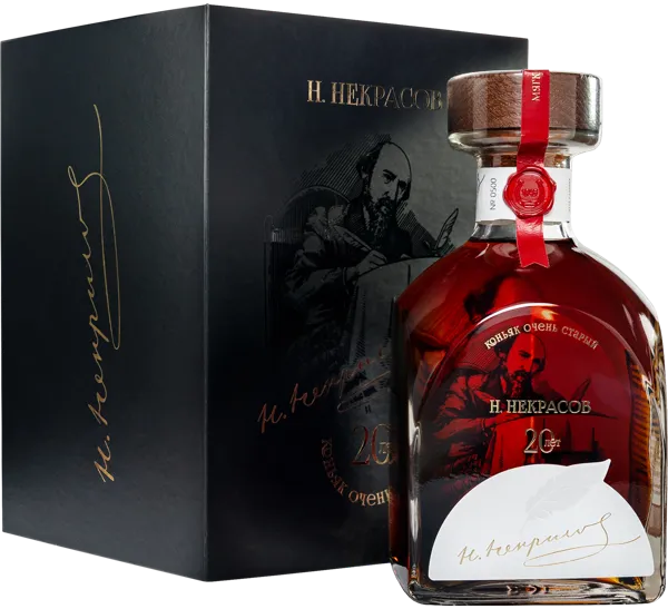 Изображение Коньяк 20 лет 40% очень старый Новокубанский н. некрасов Новокубанский п/у, 0,7 л