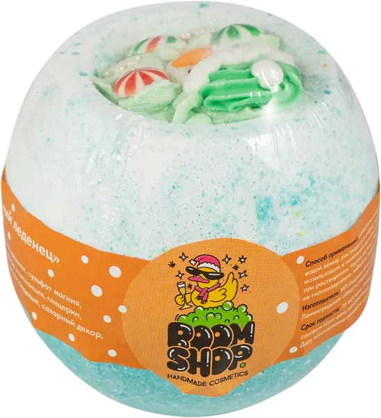 Изображение Гейзер для ванны Бум шоп холодный леденец ИП Егорова А.О м/у, 250 г