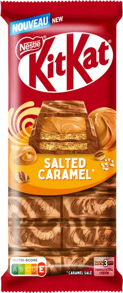 Изображение Шоколад белый Кит Кат соленая карамель Нестле м/у, 99 г