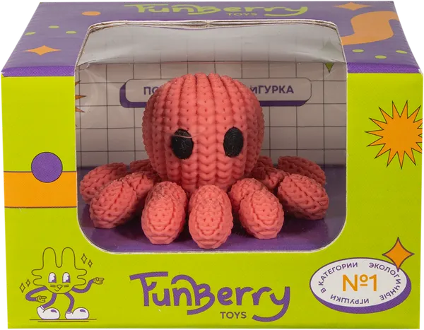 Изображение Фигурка антистресс Фанберри тойз осьминог гриша Фанберри Тойз ООО к/у, 1 шт