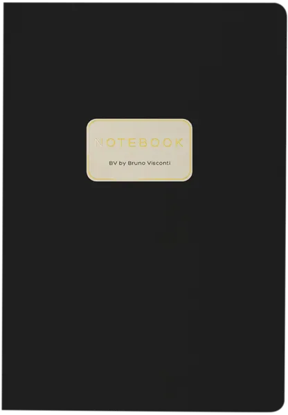 Изображение Тетрадь 40л клетка Бруно Висконти А5 черная Джи Си Эф Индастри , 1 шт