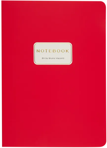 Изображение Тетрадь 40л клетка Бруно Висконти А5 красная Джи Си Эф Индастри , 1 шт