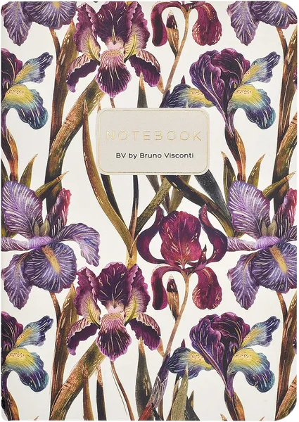 Изображение Тетрадь 32л линейка Бруно Висконти А6 флора ирисы Джи Си Эф Индастри , 1 шт