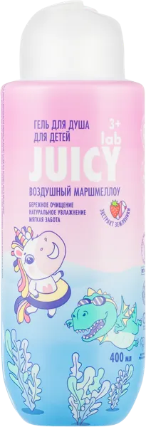 Изображение Гель для душа детский Джуси лаб воздушный маршмеллоу Капелла ООО п/у, 400 мл