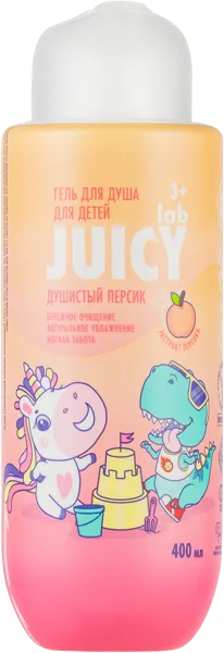 Изображение Гель для душа детский Джуси лаб душистый персик Капелла ООО п/у, 400 мл