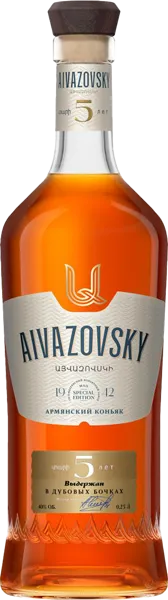 Изображение Коньяк 5 лет 40 % Айвазовский ЗАО МАП с/б, 0,25 л