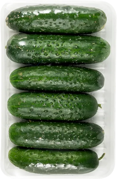 Изображение Овощ короткоплодный огурец  лоток, 6 шт