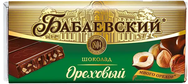 Изображение Шоколад молочный Ореховый ОК Бабаевский м/у, 40 г