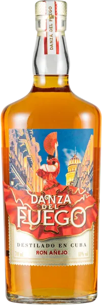Изображение Ром 7 лет 40% Данса дель Фуэго Аньехо темный Шеки Шараб с/б, 0,7 л