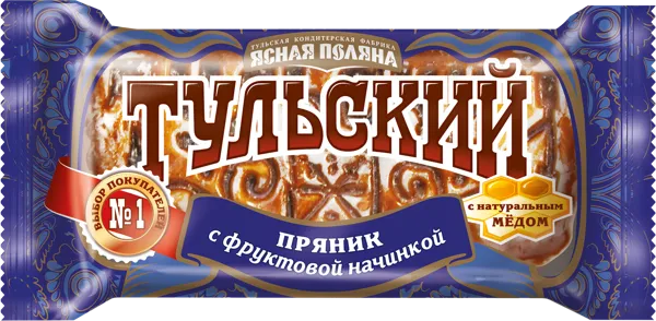 Изображение Пряник Тульский с фруктовой начинкой ОК Красный Октябрь м/у, 130 г