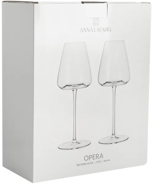 Изображение Бокал 480мл для красного вина Анна Лафарг опера стекло Анна Лафарг кор, 2 шт