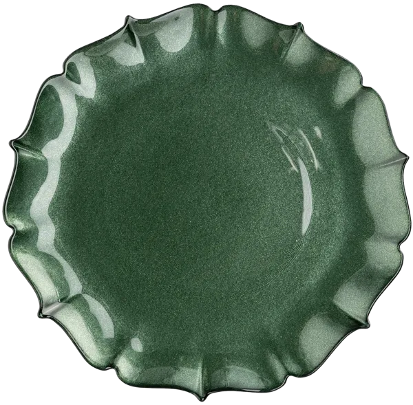 Изображение Тарелка 28см обеденная Анна Лафарг севилья зеленая стекло Анна Лафарг , 1 шт