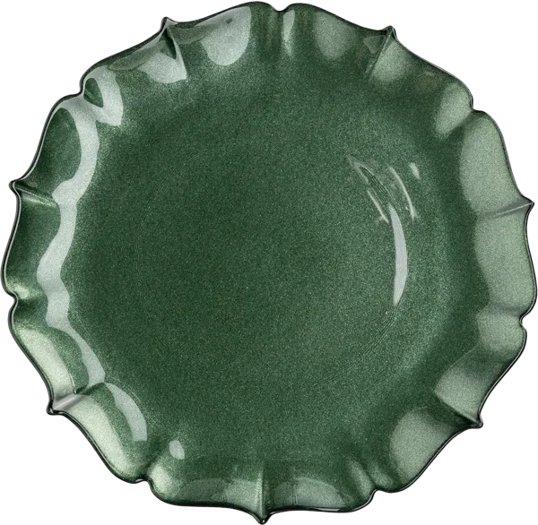 Изображение Тарелка 21см закусочная Анна Лафарг севилья зеленая стекло Анна Лафарг , 1 шт