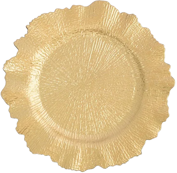 Изображение Тарелка 33см декоративная Анна Лафарг золотистая пластик Анна Лафарг , 1 шт
