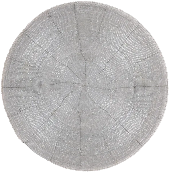 Изображение Салфетка 36см сервировочная Анна Лафарг бисер серебристая Анна Лафарг , 1 шт