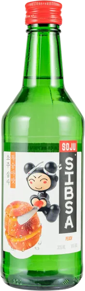 Изображение Спиртной напиток 14% Соджу Сибса персик Рузский Купажный завод с/б, 0,375 л