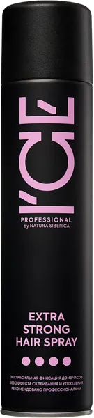 Изображение Лак для всех типов волос Айс бай натура сиберика экстрасильная Фиксация Натура сиберика ж/б, 300 мл