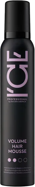 Изображение Мусс для всех типов волос Айс бай натура сиберика объем Натура сиберика ж/б, 200 мл