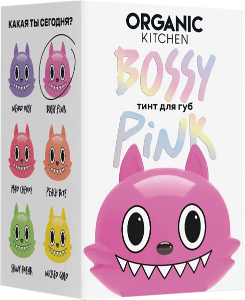 Изображение Тинт брелок для губ Органик китчен тон 1 розовый Натура сиберика к/у, 15 мл