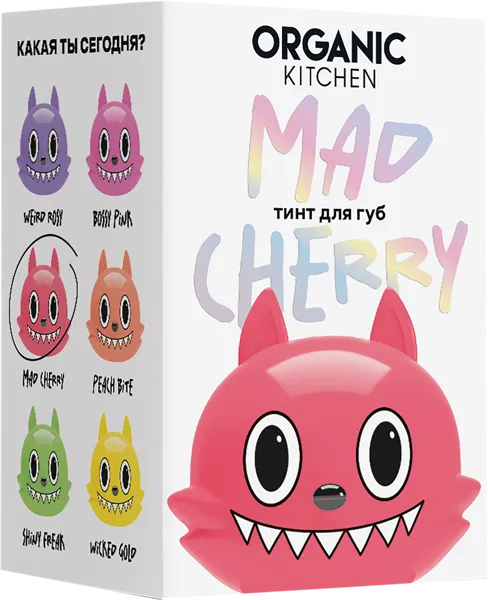 Изображение Тинт брелок для губ Органик китчен тон 3 вишня Натура сиберика к/у, 15 мл