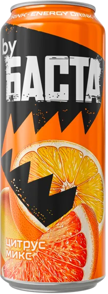 Изображение Напиток Энергетический Бай Баста цитрус микс Вакуленко В. М. ж/б, 0,45 л