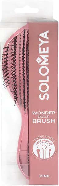 Изображение Расческа для волос Соломия розовый градиент Соломия п/у, 1 шт