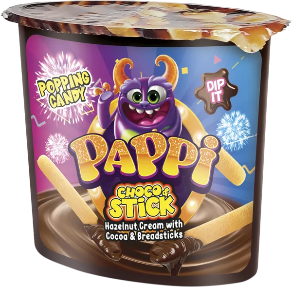 Изображение Паста шоколадная Пэппи взрывная карамель печенье Сечен Фуд п/б, 55 г