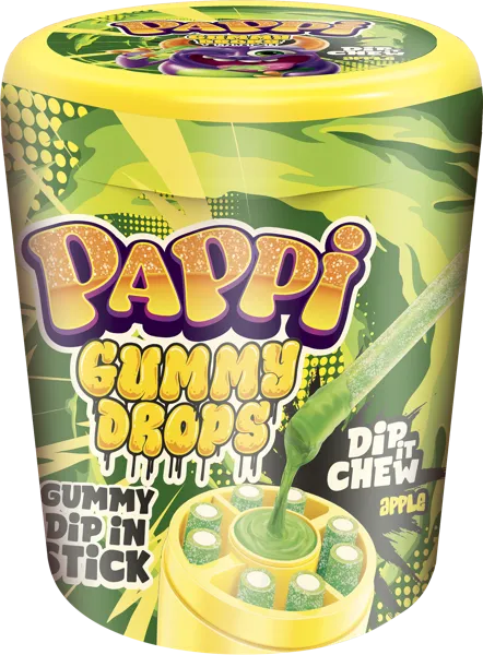 Изображение Мармелад жевательный Пэппи с кисло-сладким соусом Сечен Фуд п/б, 55 г