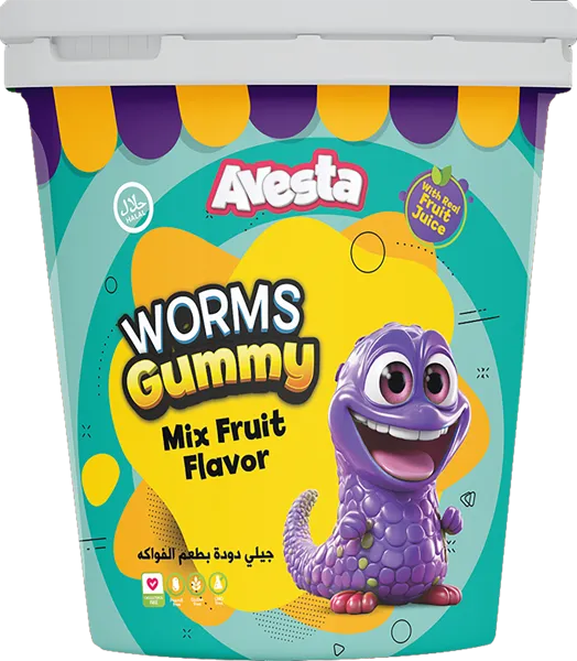 Изображение Мармелад жевательный Авеста червячки Аверест п/б, 125 г