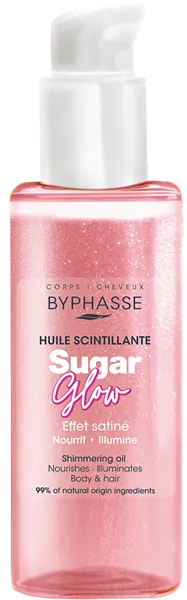 Изображение Масло для тела с шиммером Бифас сахарное свечение Добер импорт-экспорт п/у, 100 мл