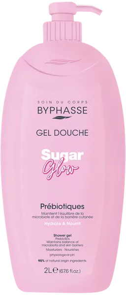Изображение Гель для душа с шиммером Бифас сахарное свечение Добер импорт-экспорт п/у, 2 л