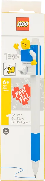 Изображение Ручка синяя гелевая Лего классик минифигурка Гонконг Лтд п/у, 1 шт