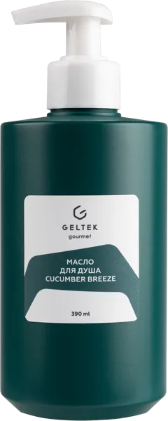 Изображение Масло для душа Гельтек свежесть огурца ООО Гельтек-Медика п/у, 390 мл