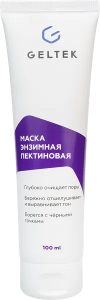 Изображение Маска для лица проблем кожа Гельтек энзимная пектиновая ООО Гельтек-Медика п/у, 100 мл