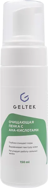 Изображение Пенка очищение для лица Гельтек ана кислоты проблем кожа ООО Гельтек-Медика п/у, 150 мл