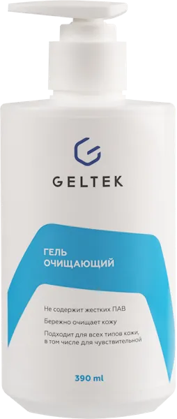 Изображение Гель очищение для лица Гельтек увлажняющий с алоэ ООО Гельтек-Медика п/у, 390 мл