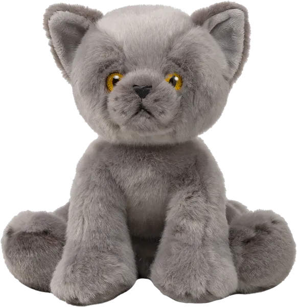 Изображение Мягкая игрушка 25см Макси тойз русская голубая кошечка Макси Тойз , 1 шт