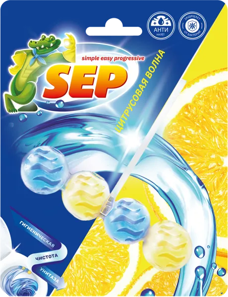 Изображение Средство для унитаза Сеп цитрусовая волна Лаборатория Катрин ООО п/у, 50 г