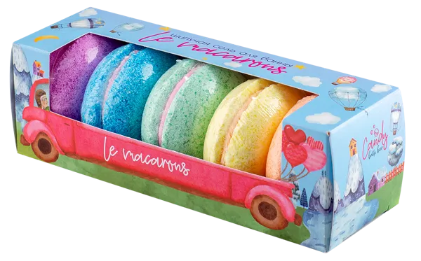 Изображение Набор подарочный для ванны Лаборатория Катрин шипучая соль макаронс Лаборатория Катрин ООО к/у, 1 шт