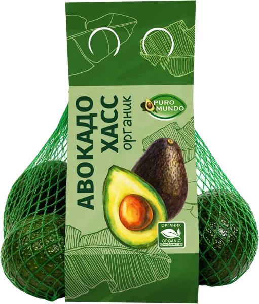 Изображение Плод органик Пуро Густо авокадо хасс  сетка, 600 г